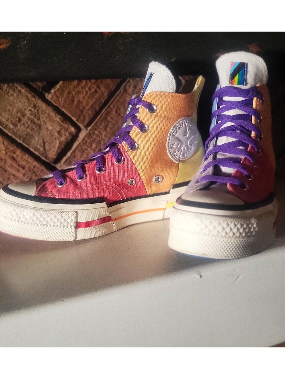 Converse Chuck 70 Plus High "Pride - Proud to Be" - Men 6/Wms 8 Pride LGBTQIA+